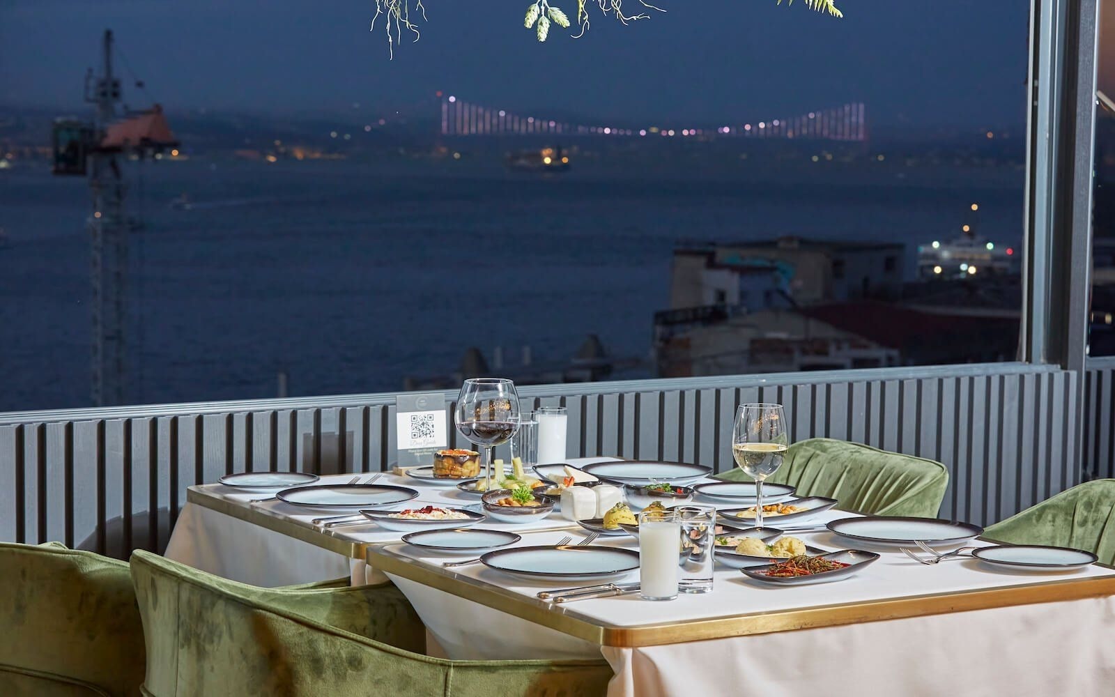 The dining room and atmosphere at Adella Seafood