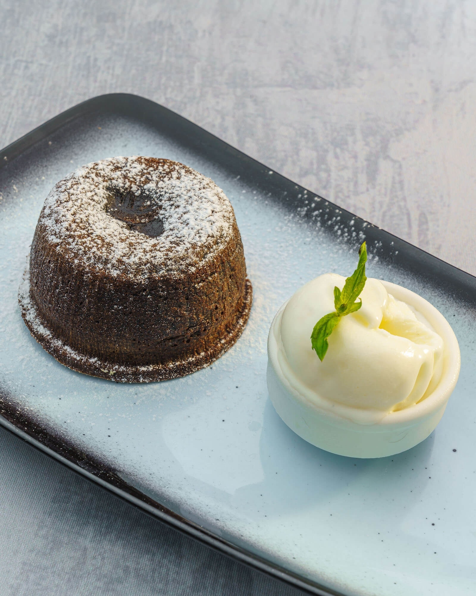 A carefully presented dish from Adella Seafood