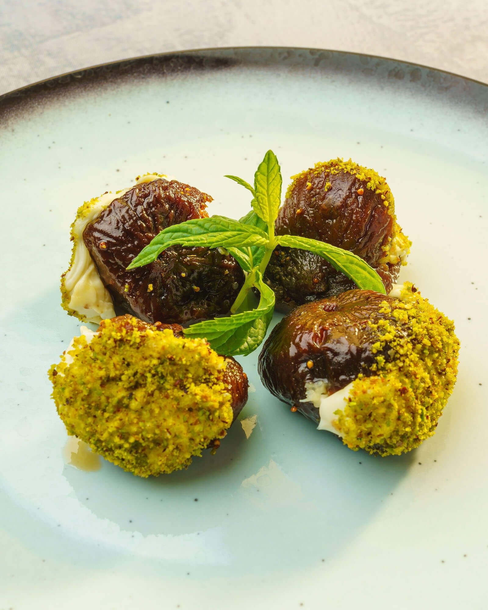 A carefully presented dish from Adella Seafood