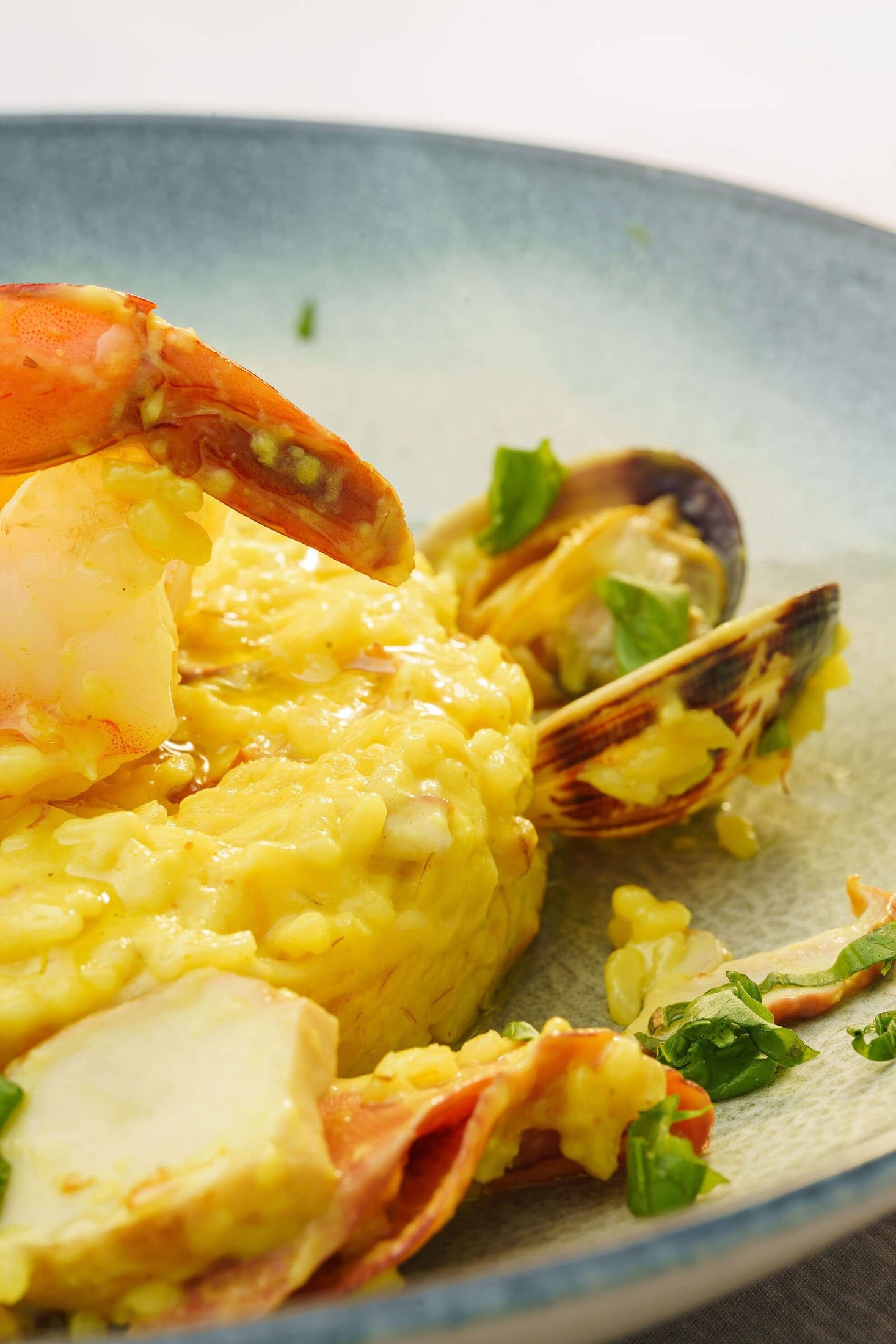 A carefully presented dish from Adella Seafood
