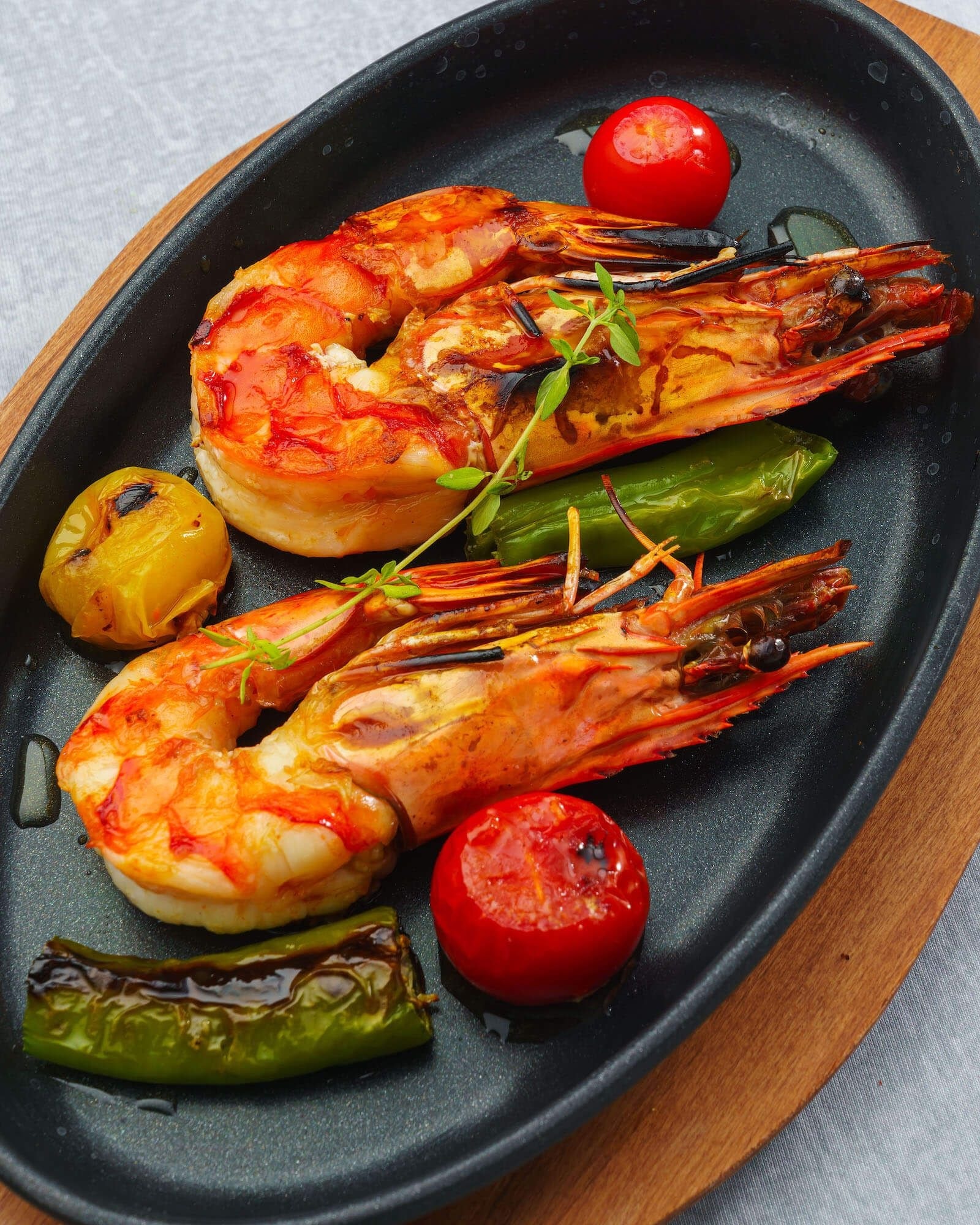 A carefully presented dish from Adella Seafood