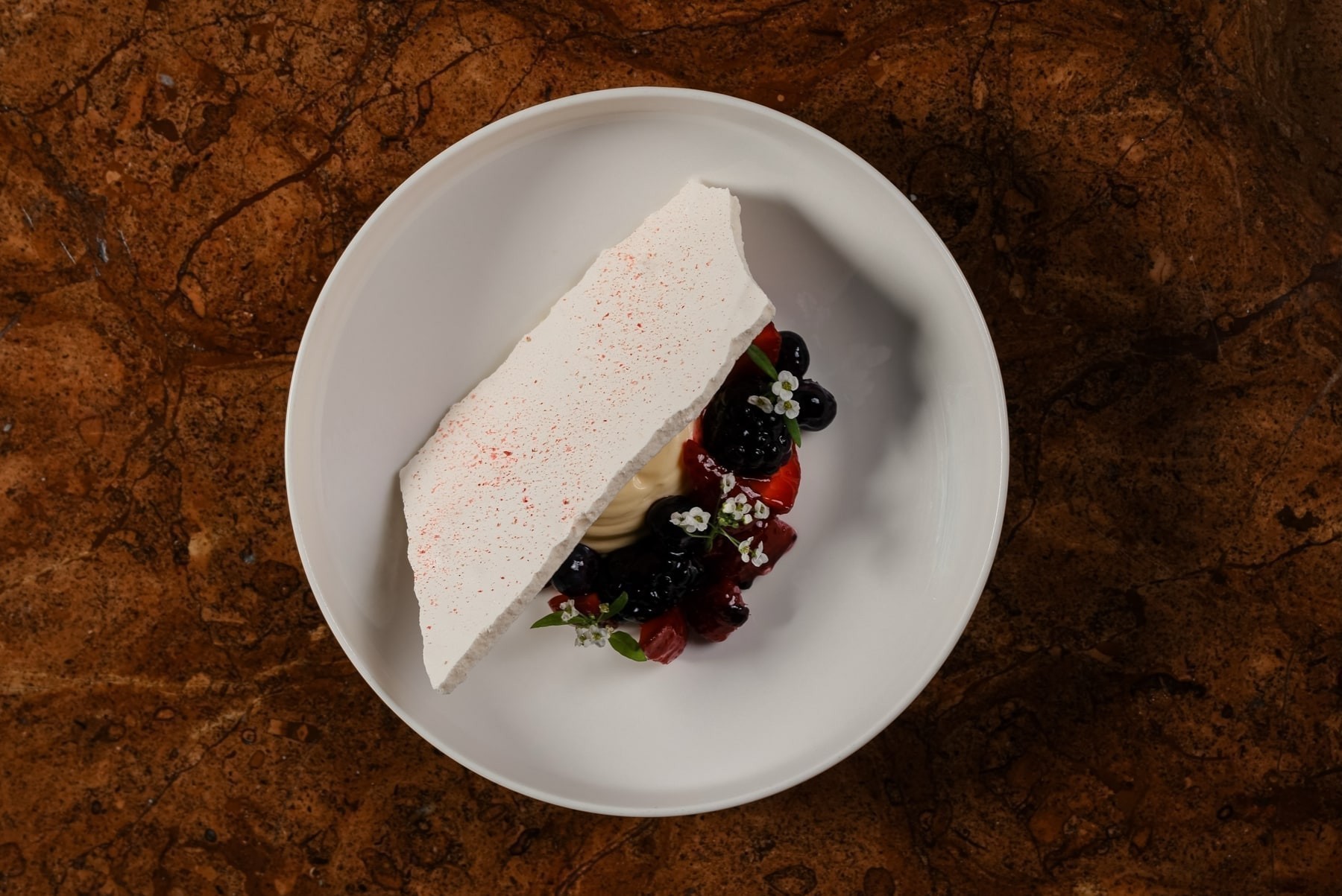 A carefully presented dish from Aheste