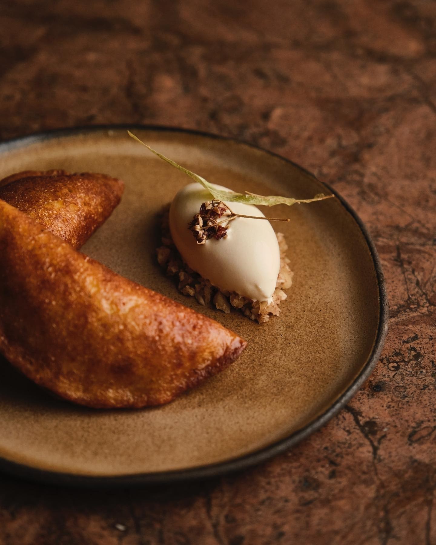 A carefully presented dish from Aheste