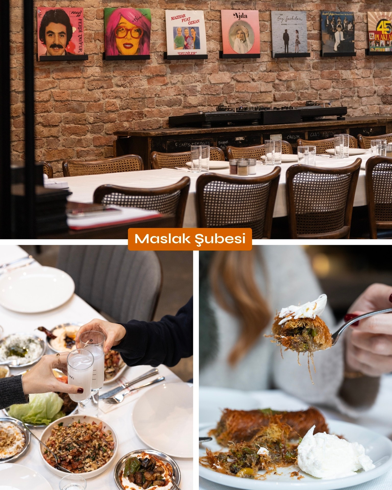 Ahmet Ustam Ocakbaşı restoranının iç mekânı ve atmosferi