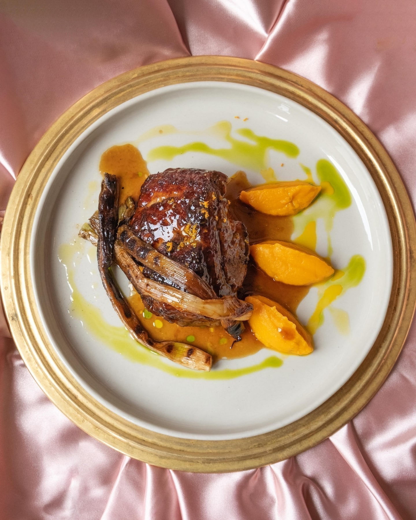 A carefully presented dish from Aida Vino e Cucina