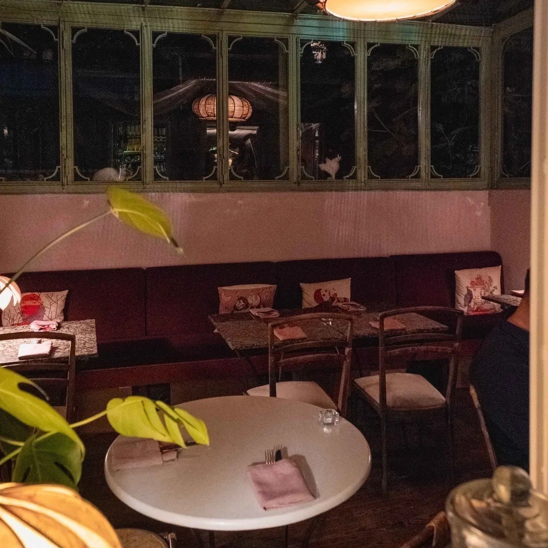 The dining atmosphere at Aida Vino e Cucina