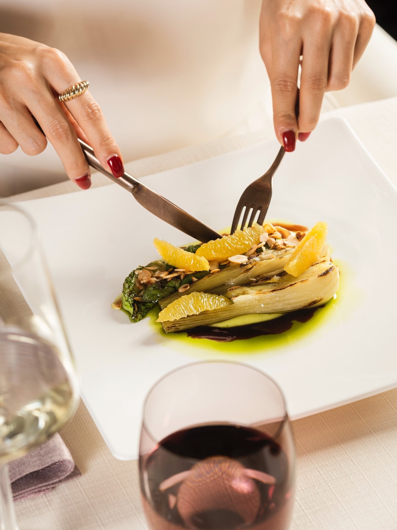Aila İstanbul: a carefully plated dish