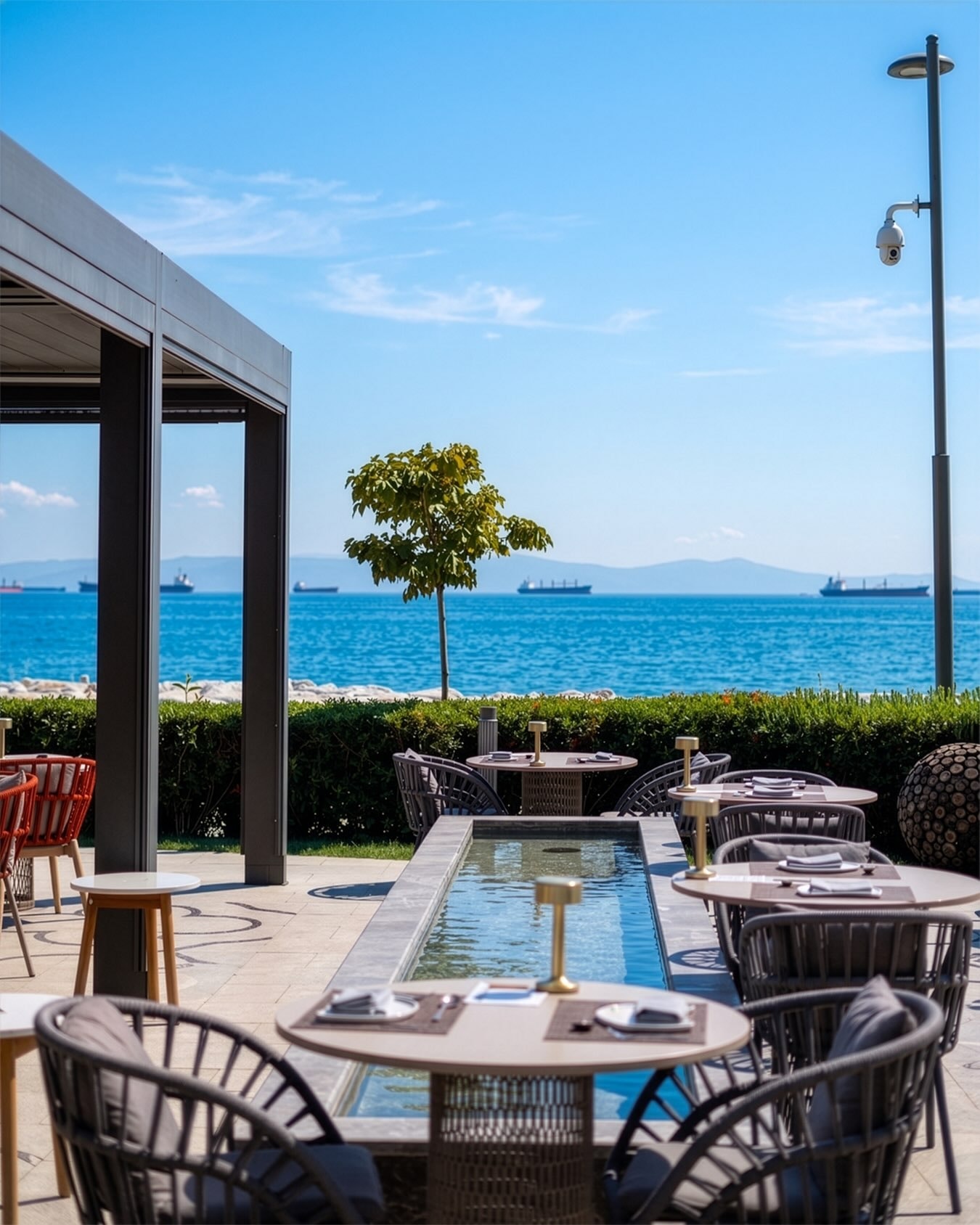 Akira Back İstanbul restoranının iç mekânı ve atmosferi
