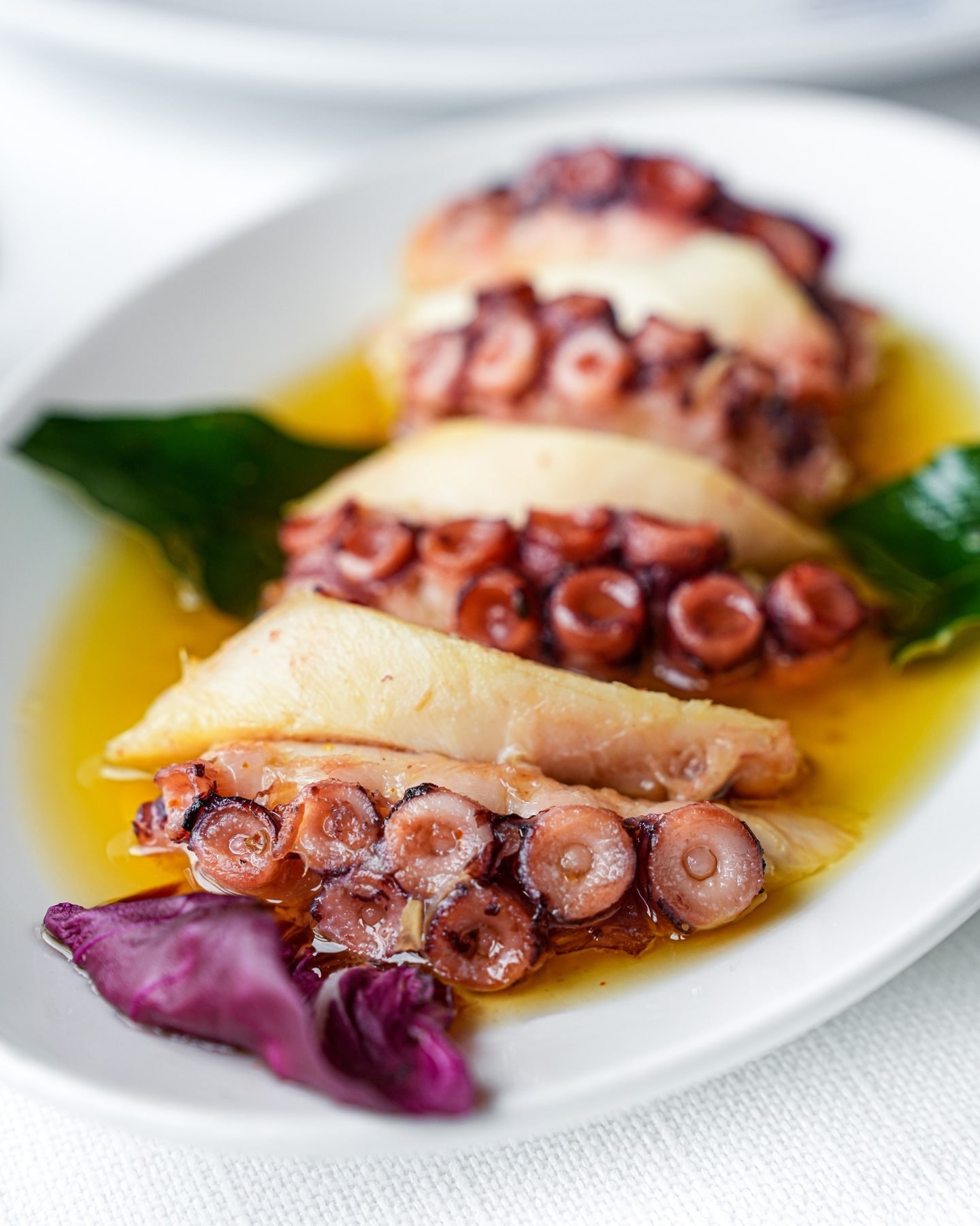 Angel Blue: a traditional dish presentation