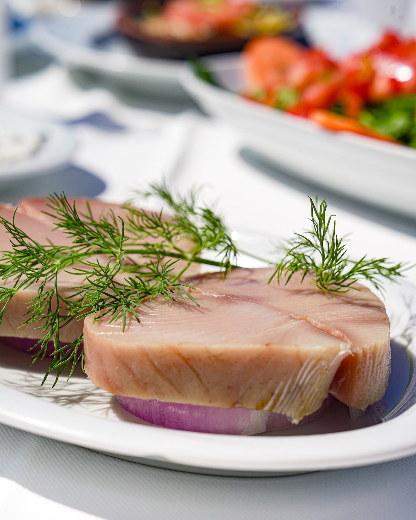 Angel Blue: a chef-prepared dish