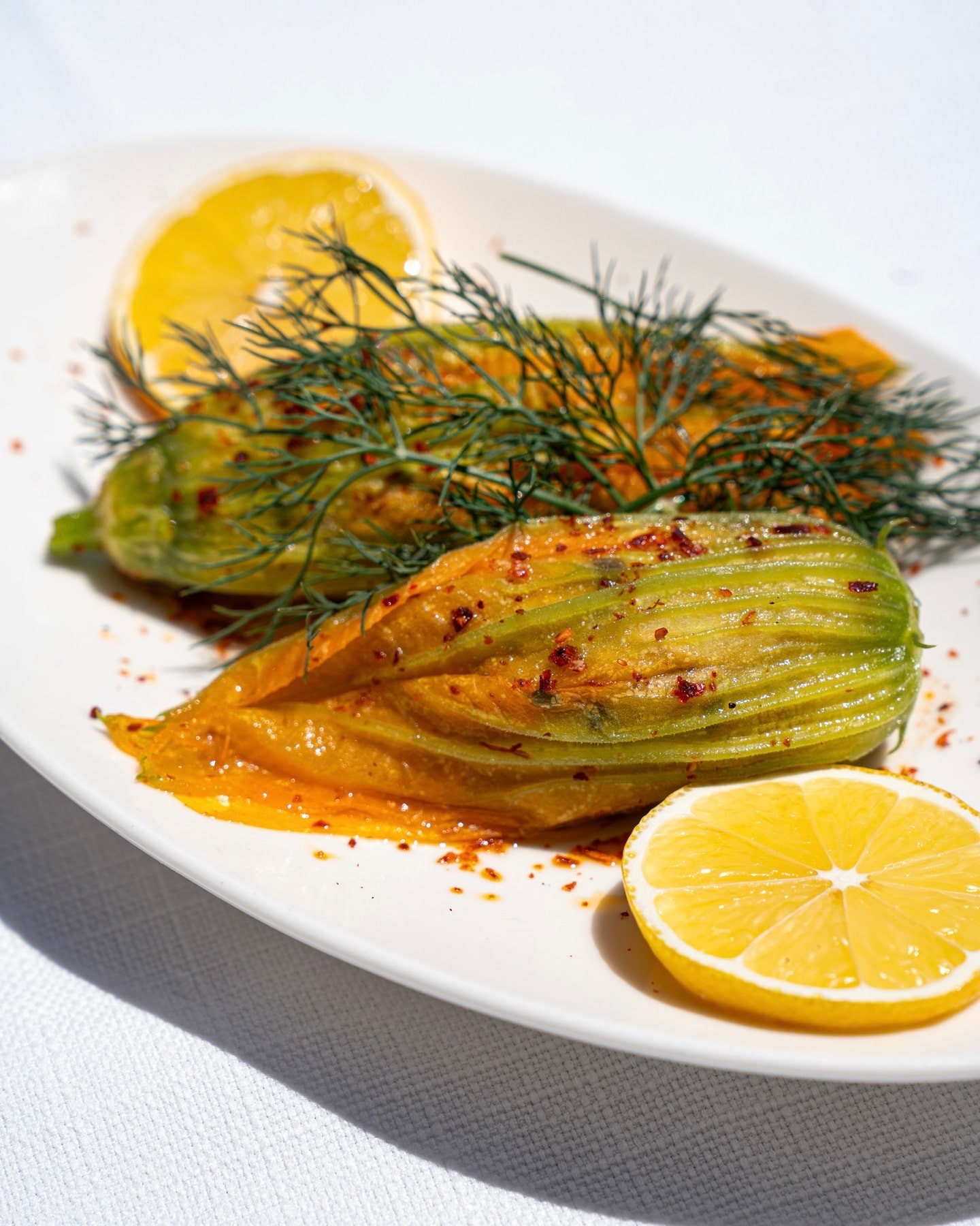 Angel Blue: a selection served at the table