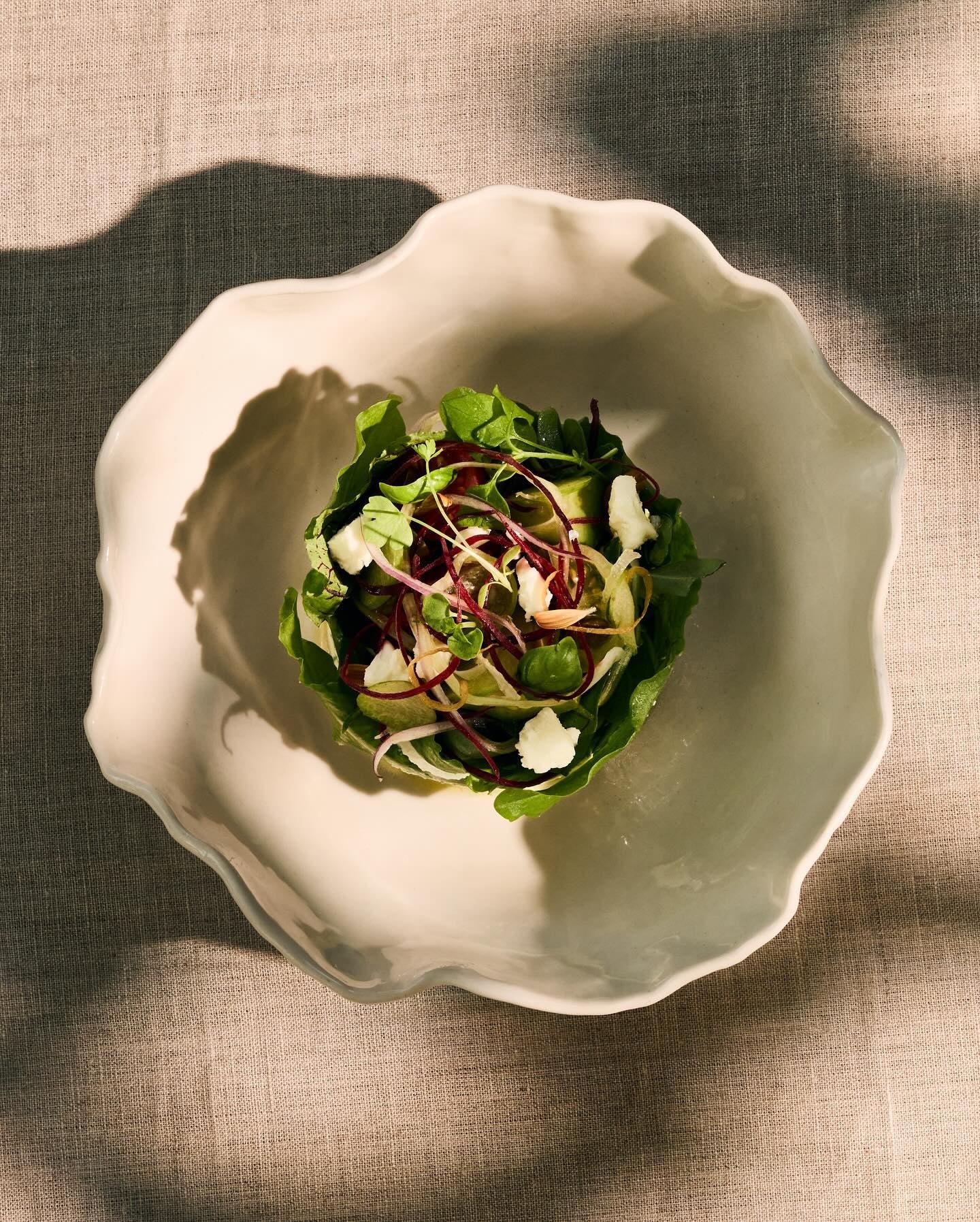 A carefully presented dish from AVLU Restaurant
