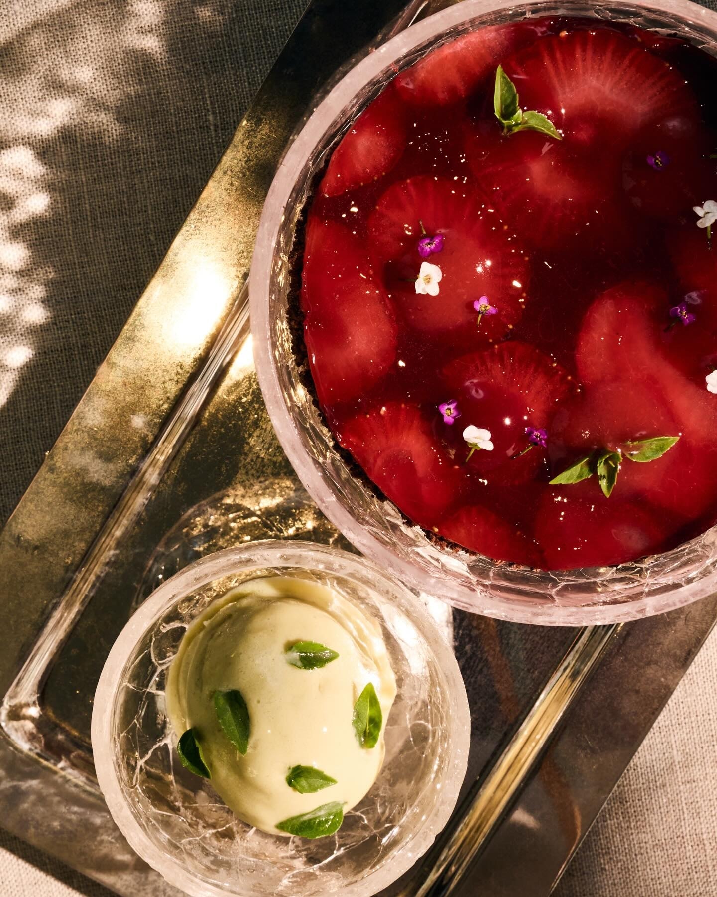 A carefully presented dish from AVLU Restaurant