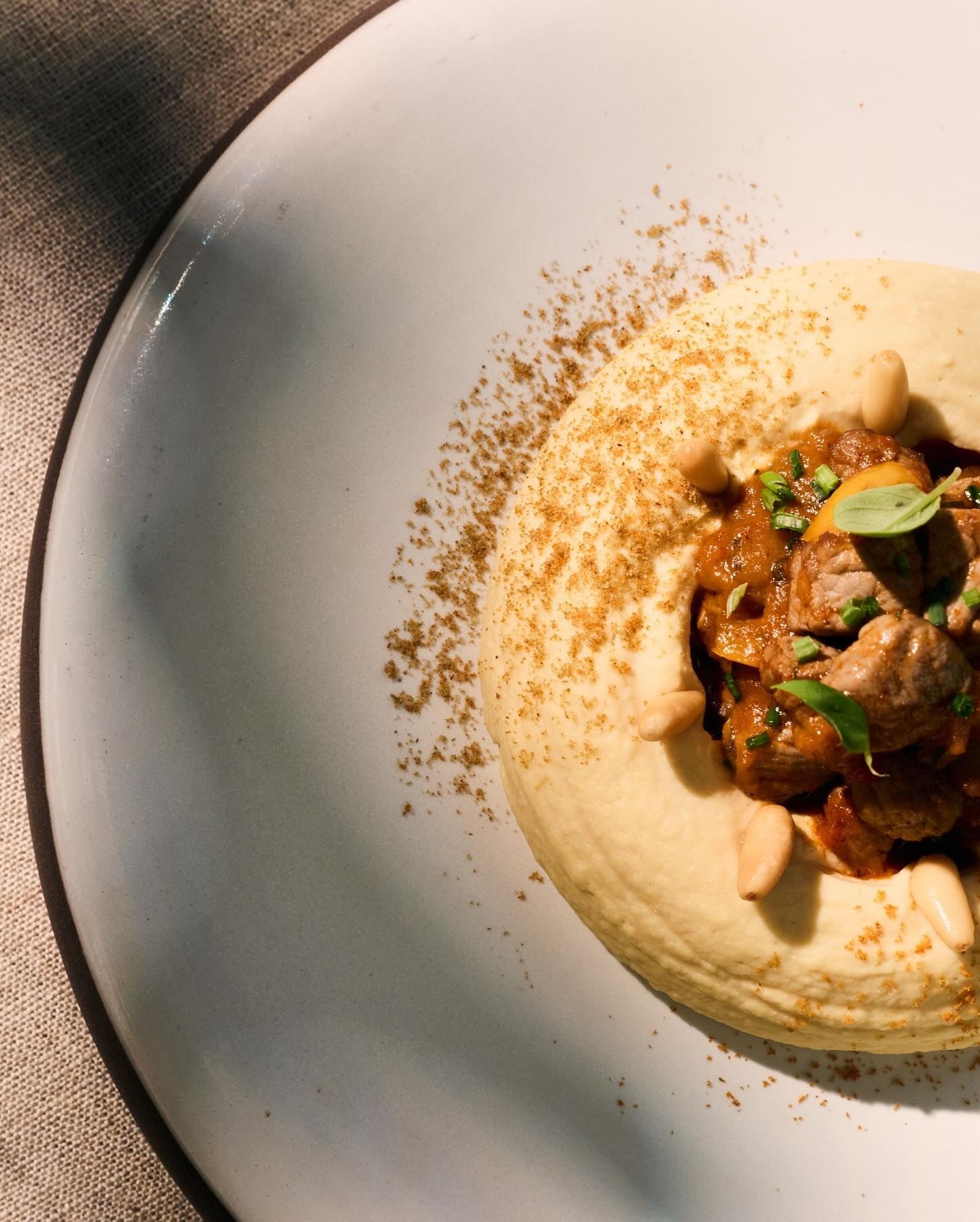 A carefully presented dish from AVLU Restaurant