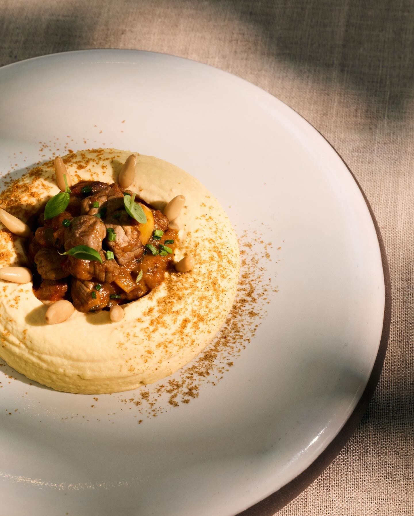 A carefully presented dish from AVLU Restaurant