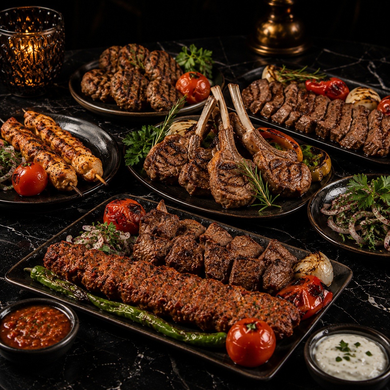 Babacan Et Lokantası mutfağından özenli bir tabak