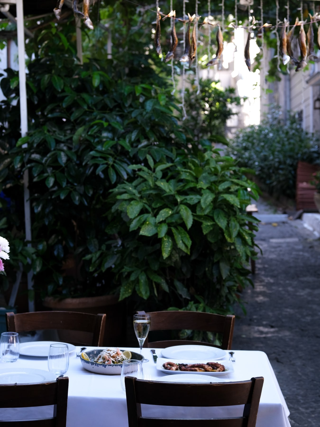 Balıkçı Sabahattin: the dining area with a view