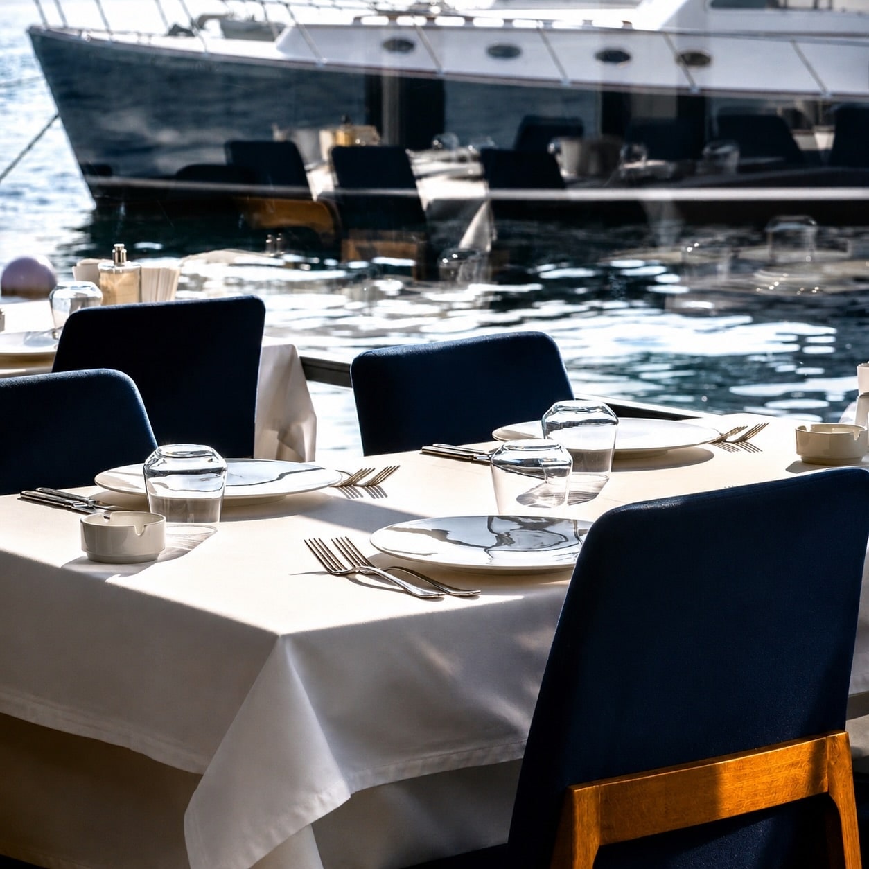 Bebek Balıkçı: açık hava yemek alanı