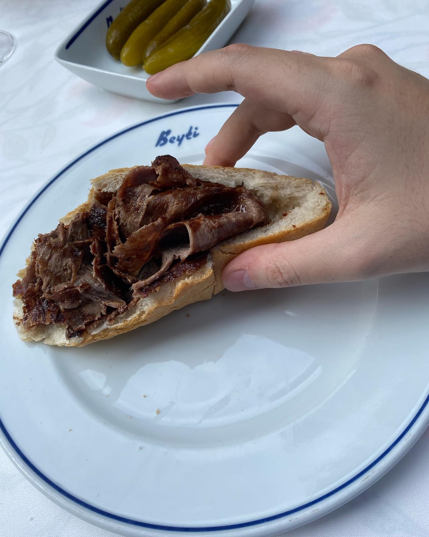Beyti restoranının atmosferi