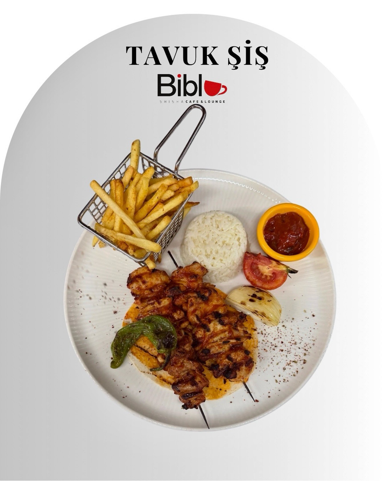 Biblo West İstanbul Marina mutfağından özenli bir tabak