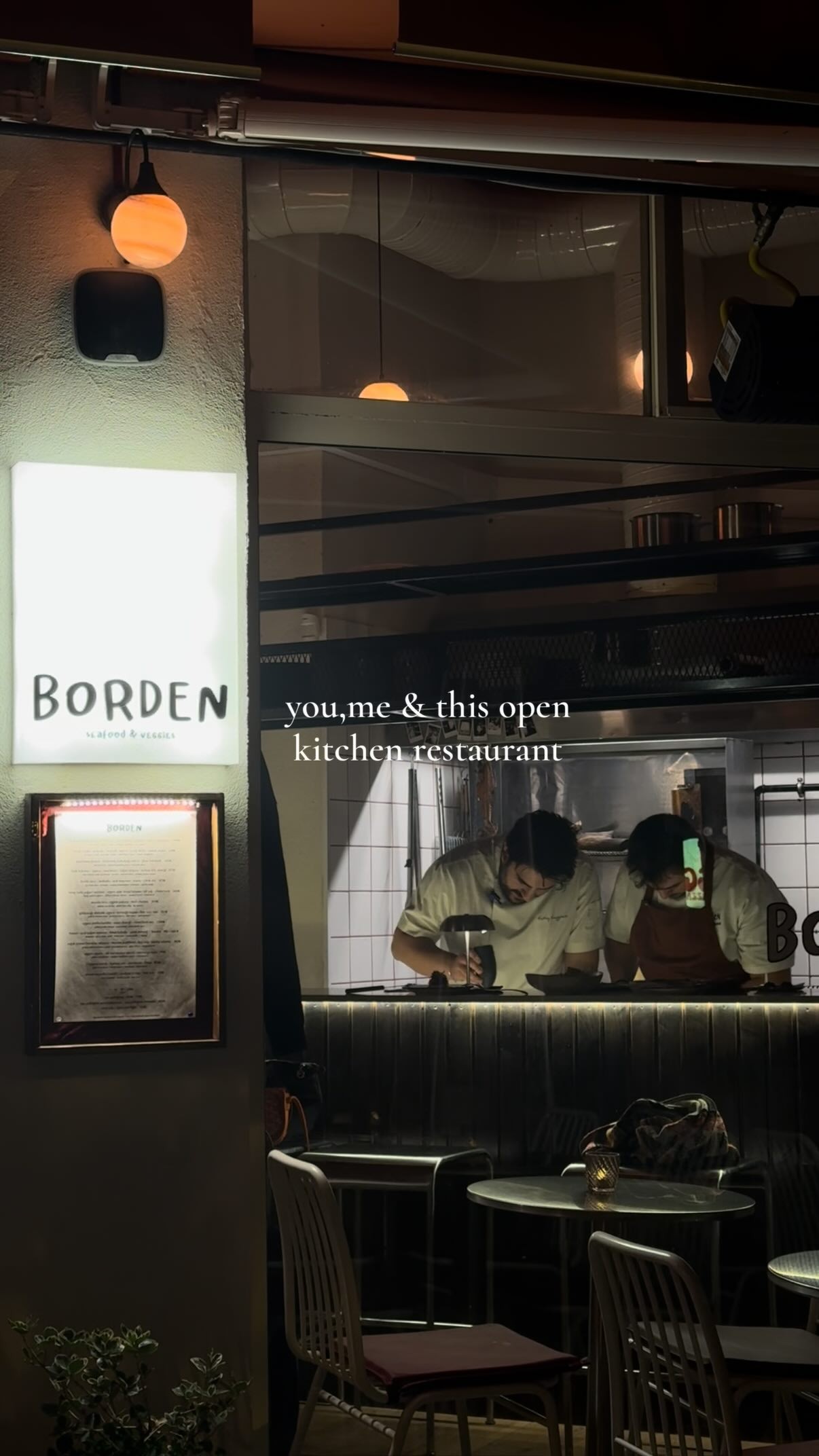 Borden mutfağından özenli bir tabak