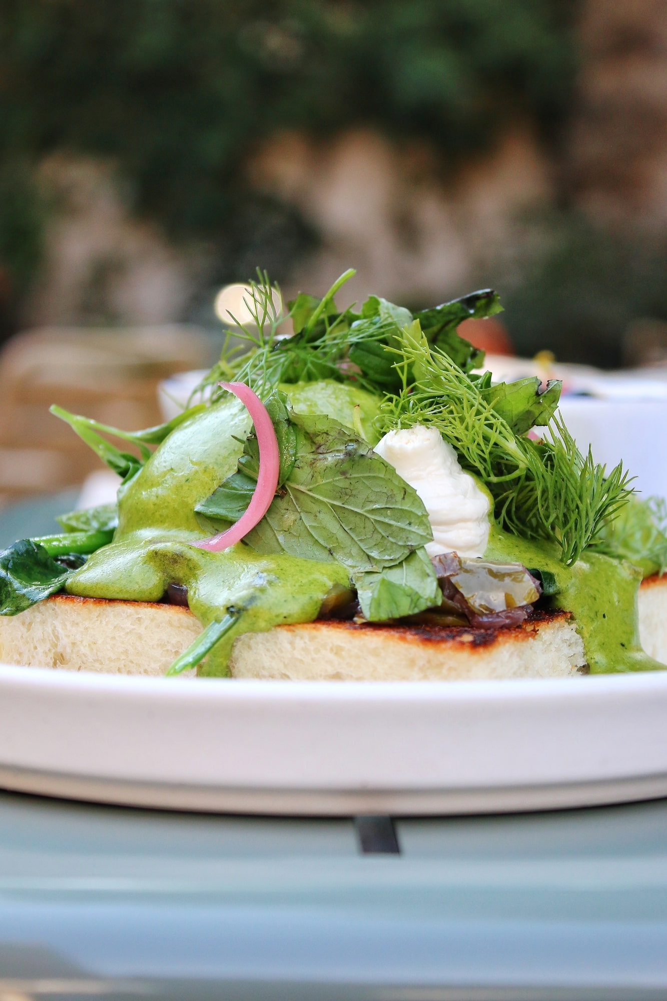 Food and atmosphere at Café Hide