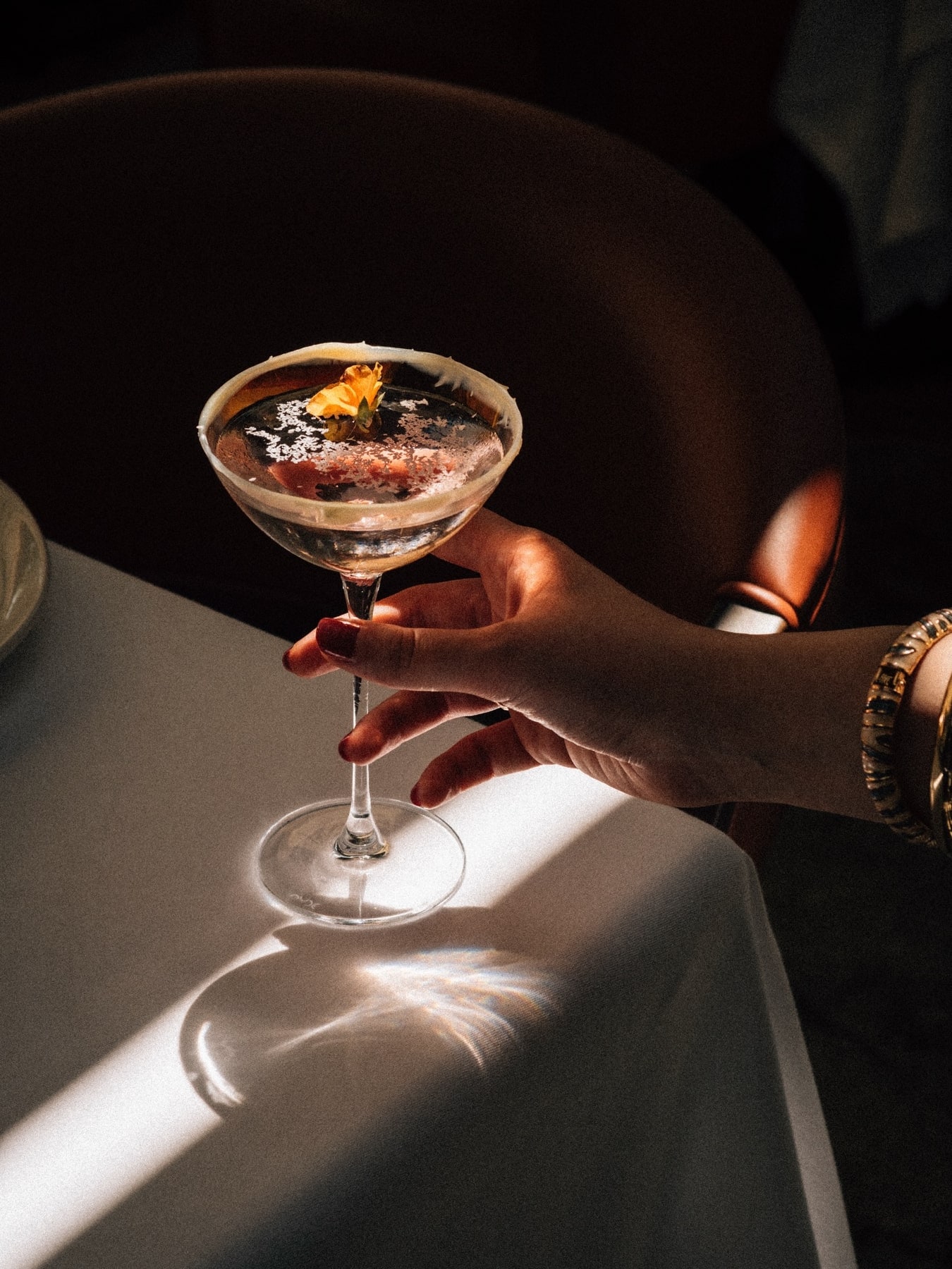 Two signature cocktails from the Catch bar