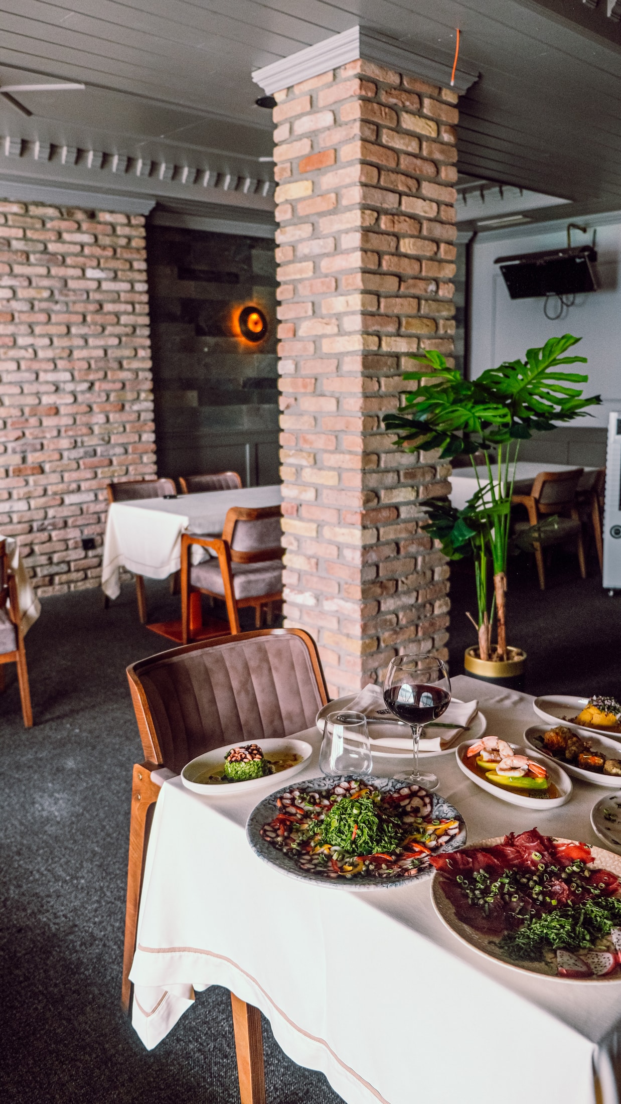 Chacha Balık restoranının mekânı ve atmosferi