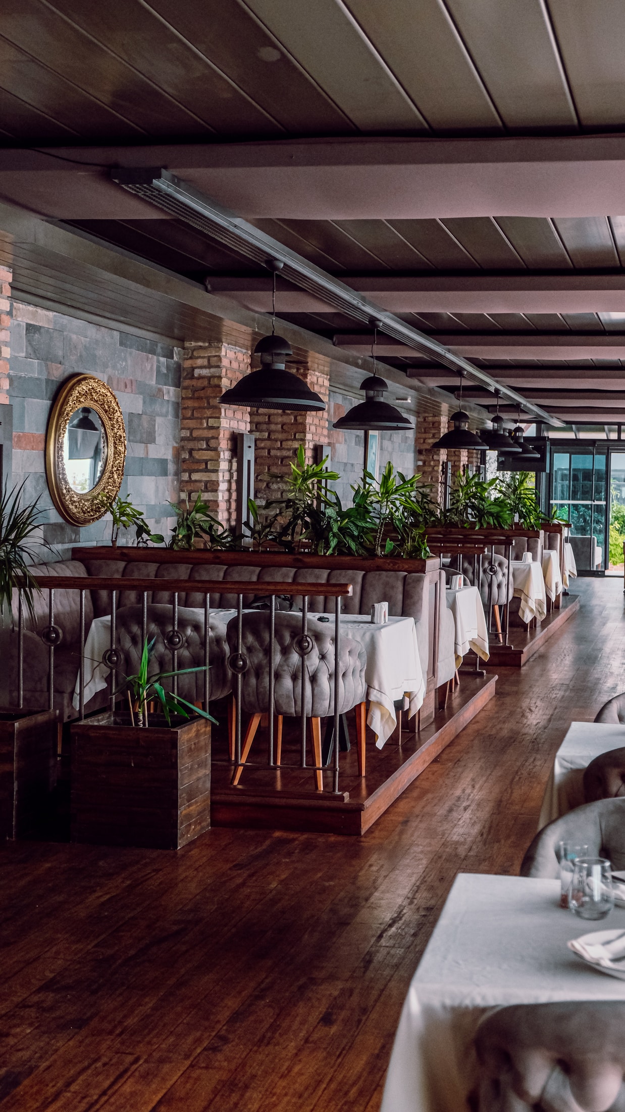 Chacha Balık restoranının mekânı ve atmosferi