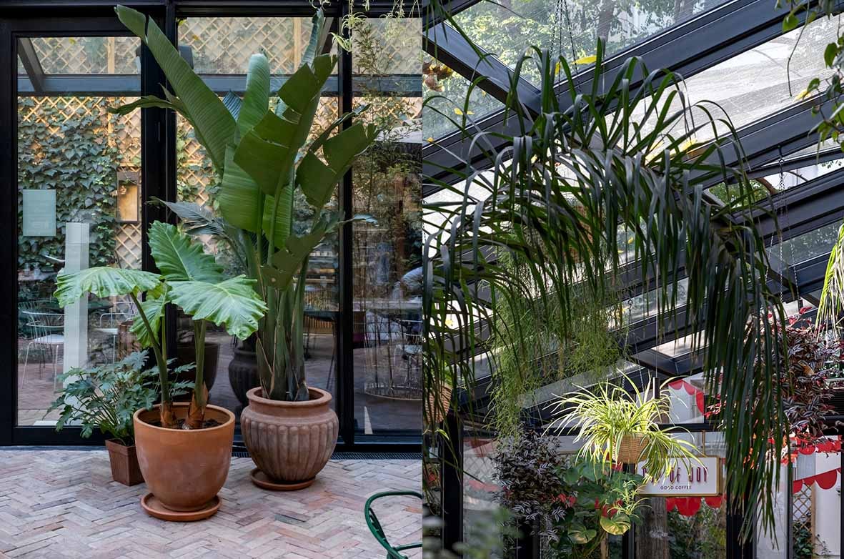 A naturally lit seating area at Cup of Joy Nişantaşı