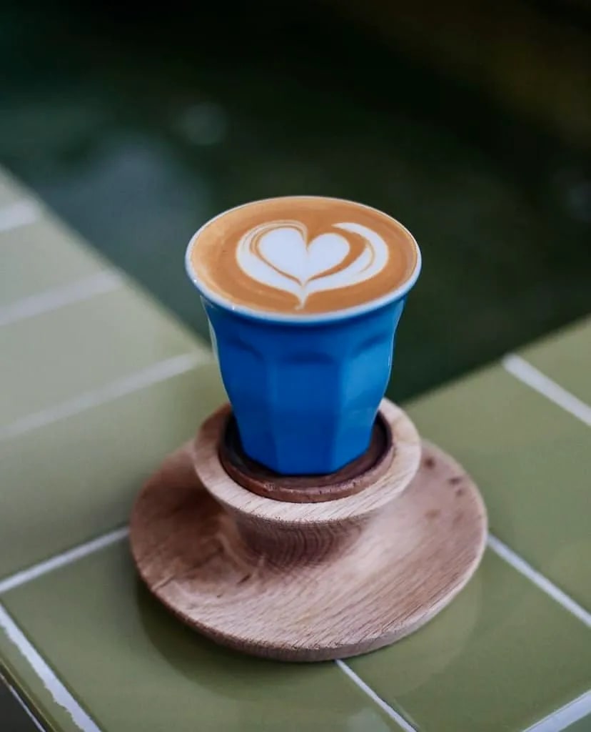 Latte art at Cup of Joy Nişantaşı