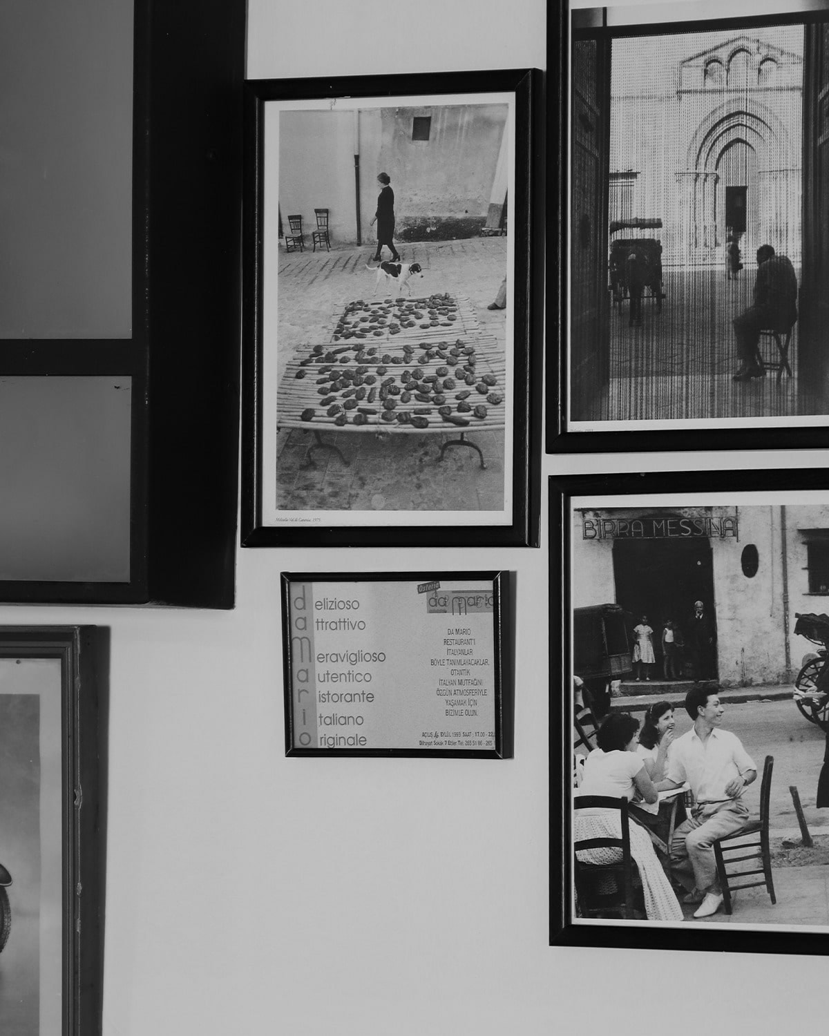 Da Mario Etiler: the dining room and table setting