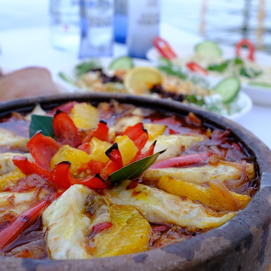 Dodo Marin: a seafood plate