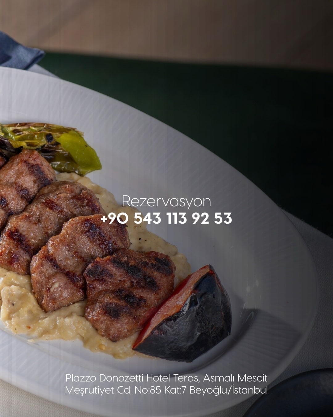 Food and atmosphere at Dudu Istanbul