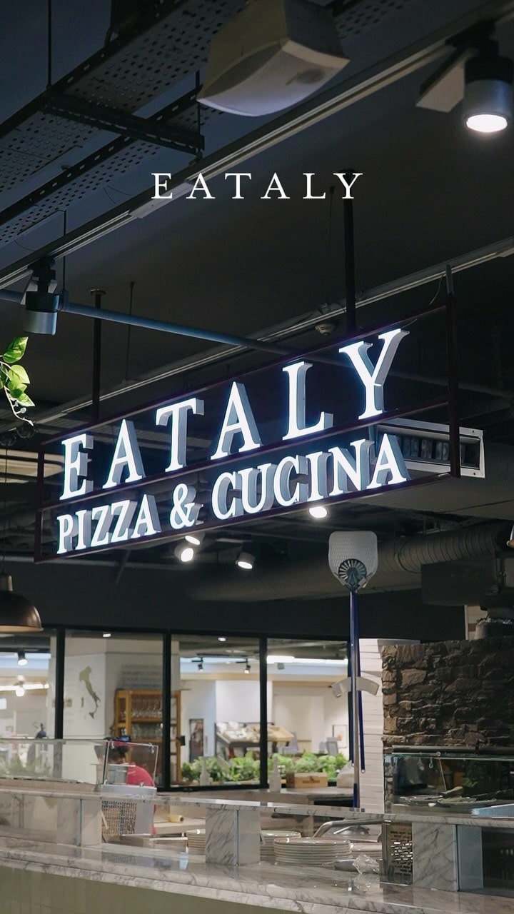 Eataly İstanbul restoranının iç mekânı ve atmosferi