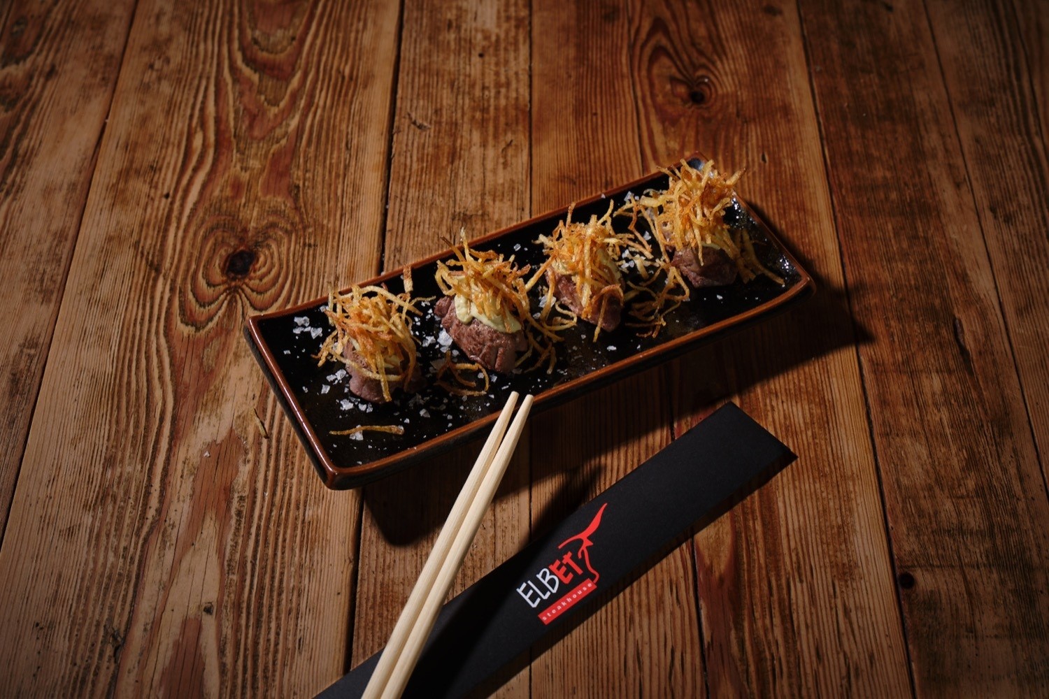 A carefully presented dish from Elbet Steakhouse Akasya