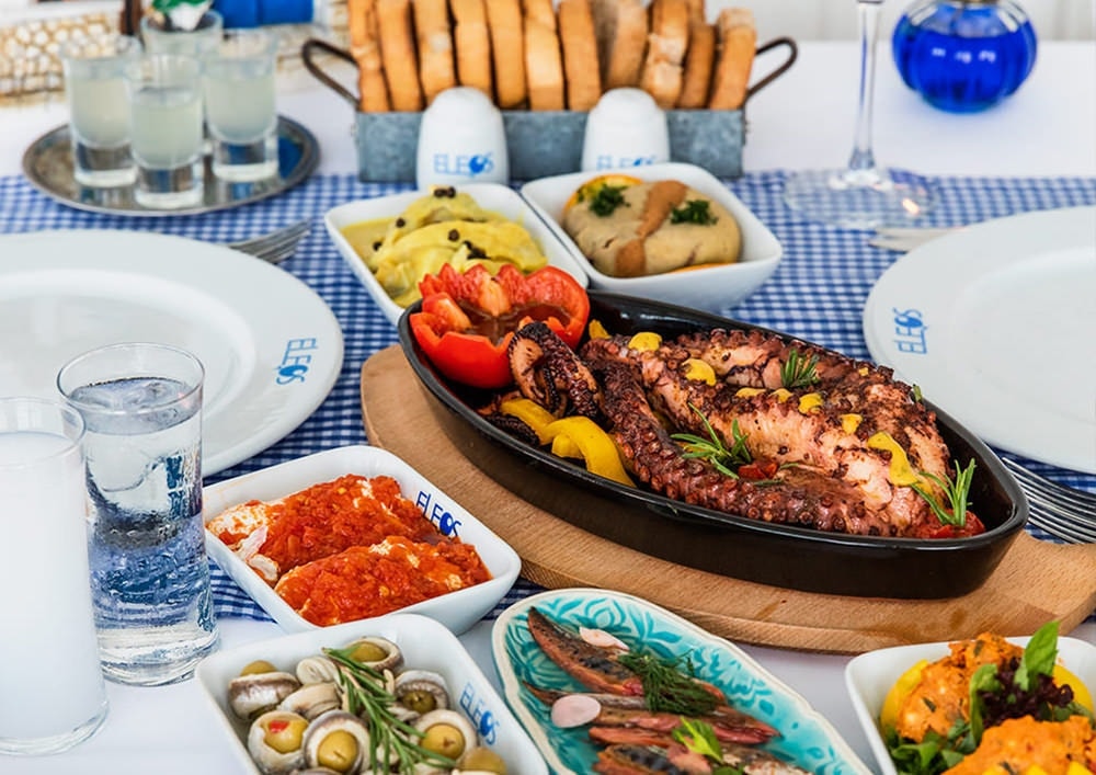 A carefully presented dish from Eleos Yeşilköy