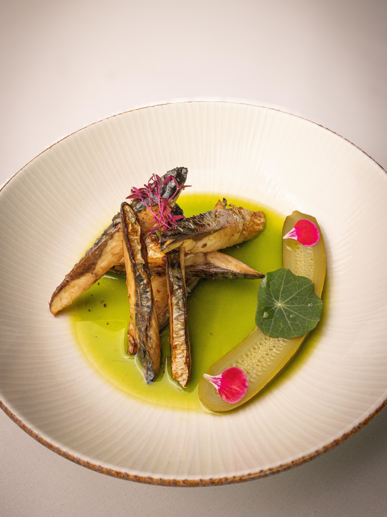 Fersah Restaurant: a carefully plated dish