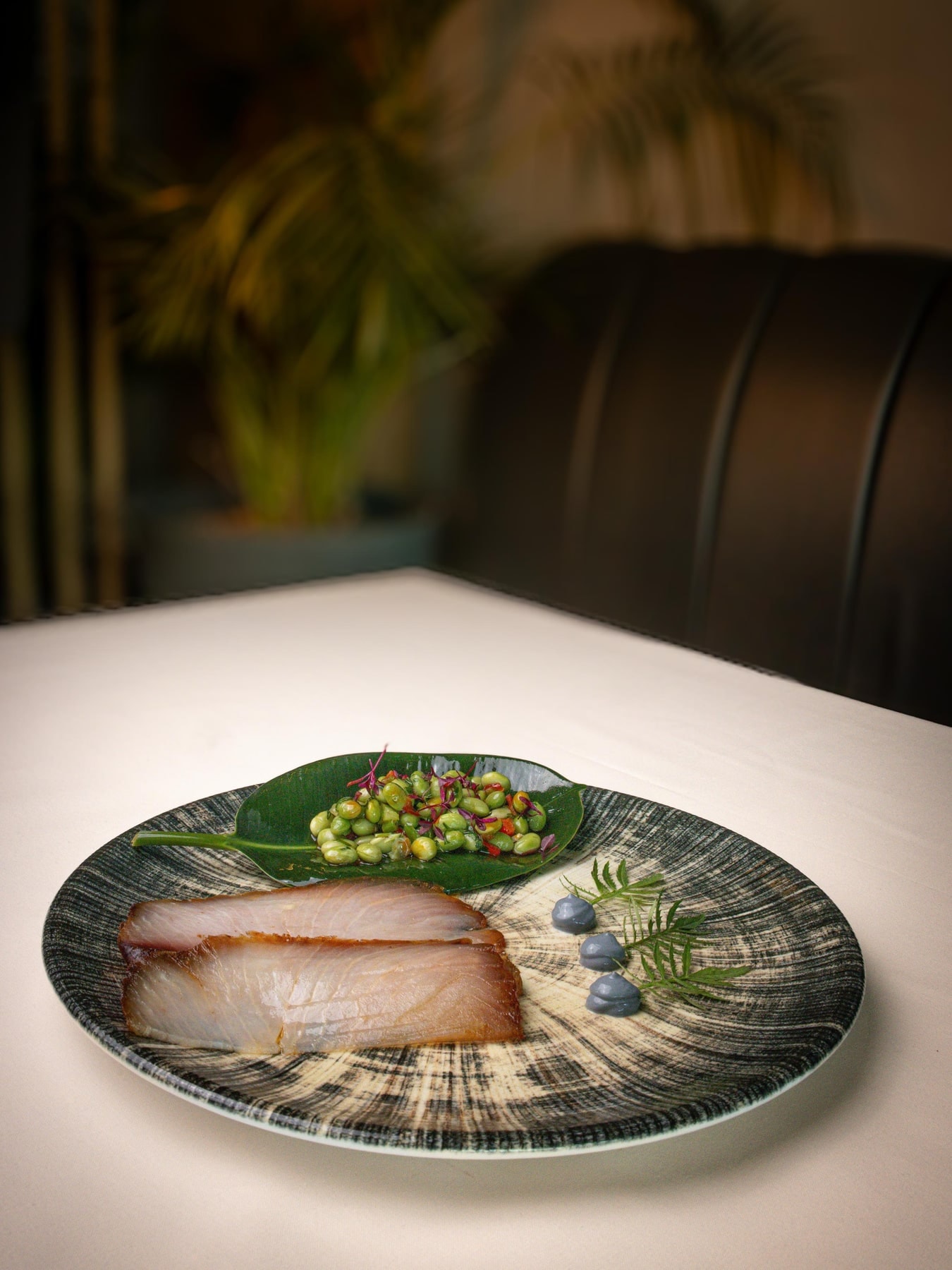 Fersah Restaurant: a signature dish presentation