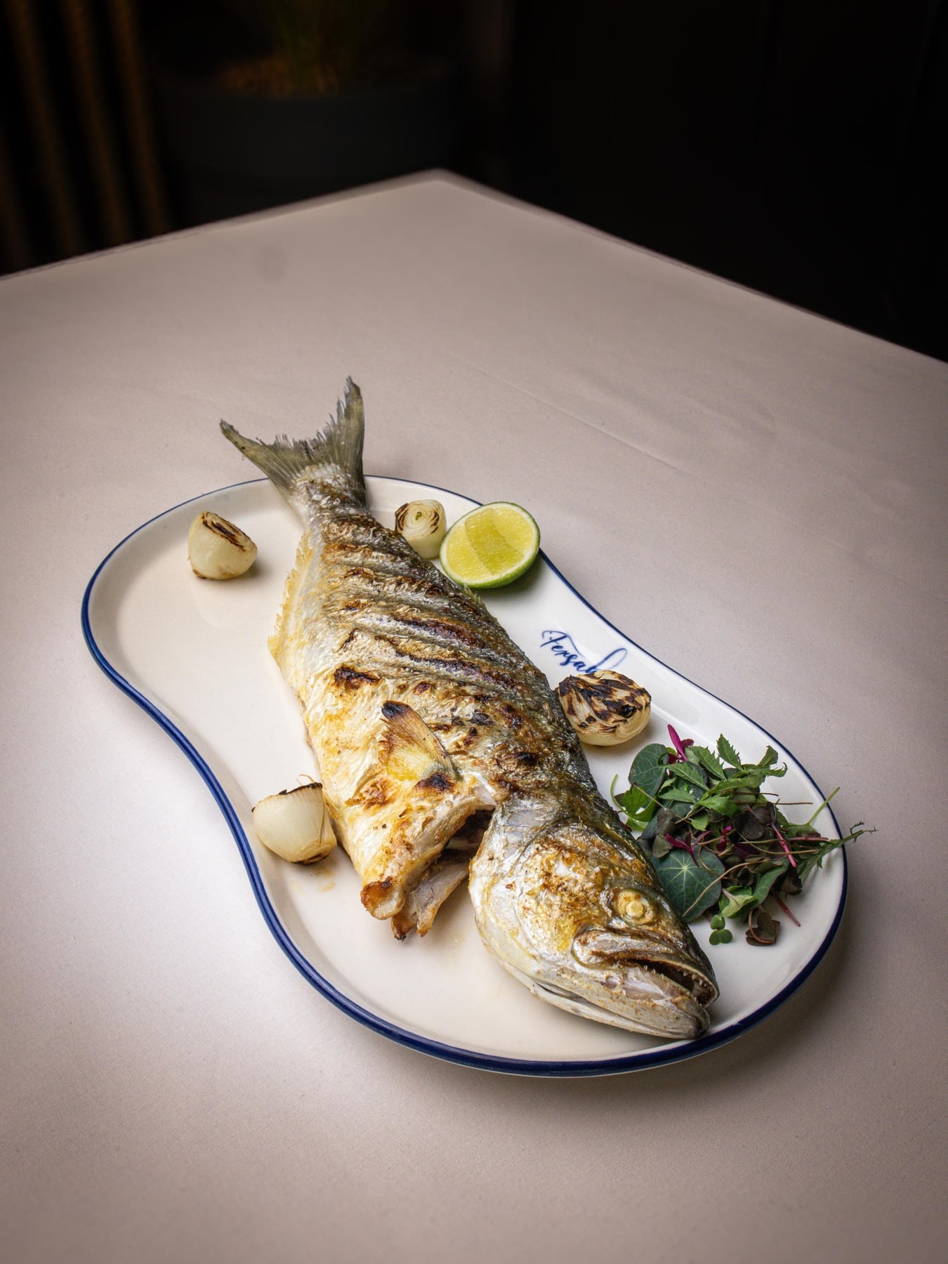 Fersah Restaurant: a dish from the kitchen