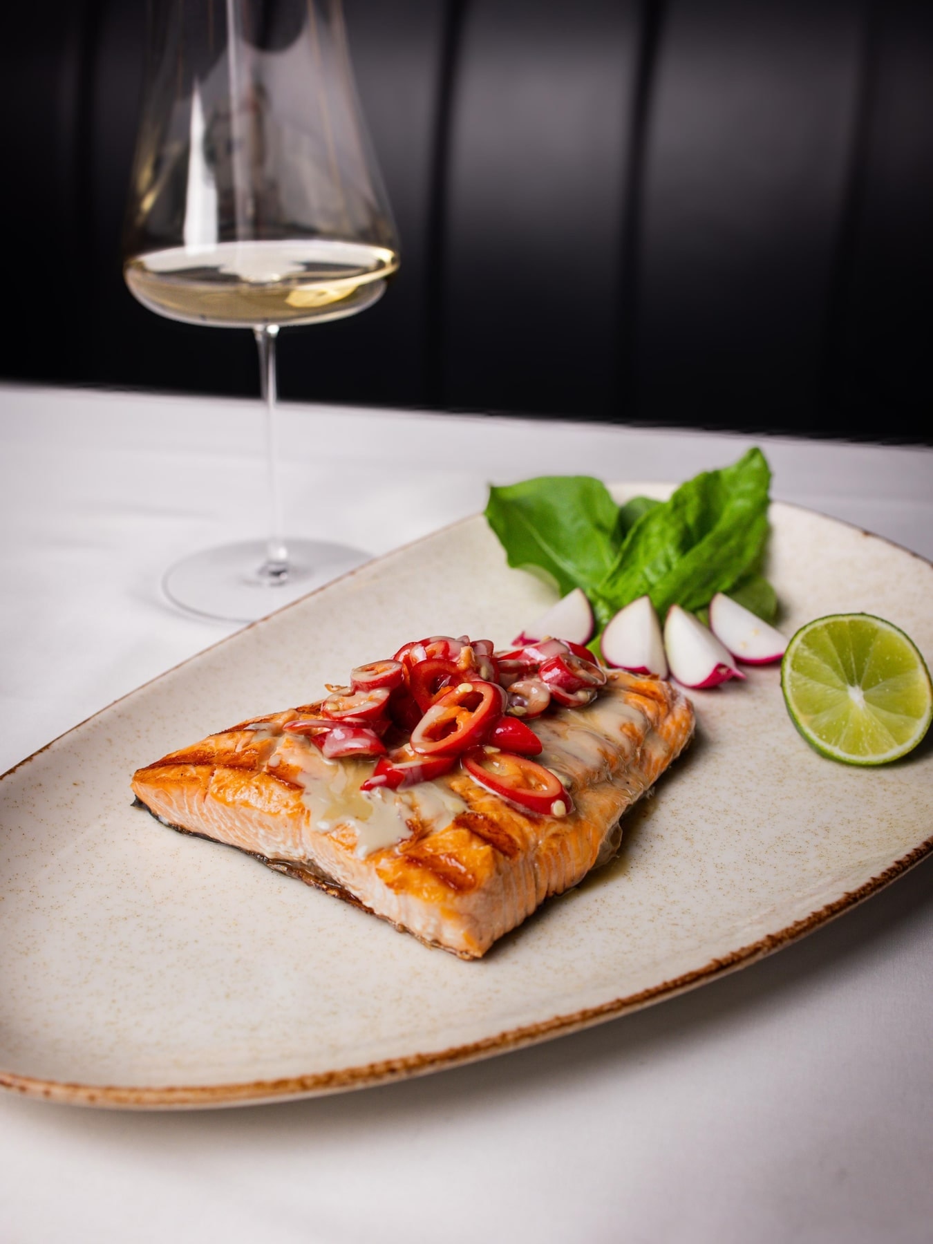 Fersah Restaurant: a carefully plated dish