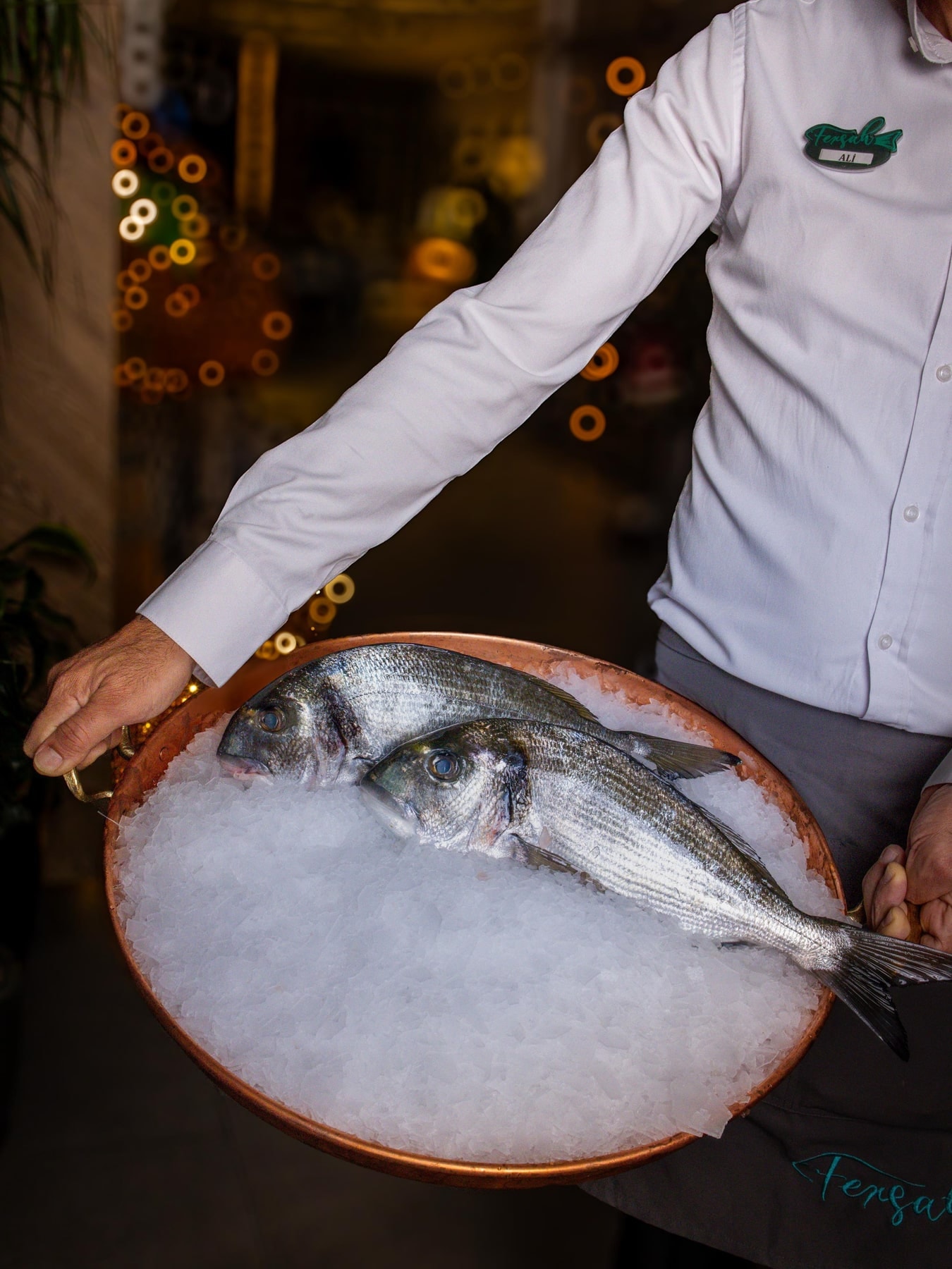 Fersah Restaurant: a signature dish presentation