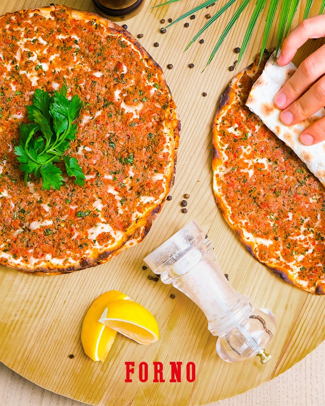 An oven-baked dish from the Forno kitchen