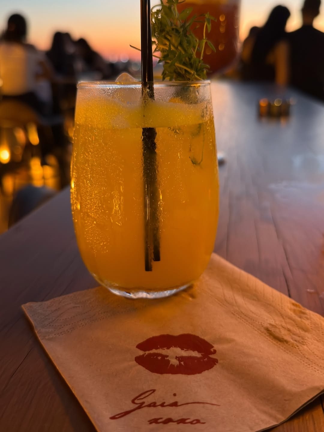 Food and atmosphere at Gaia Cocktail Bar