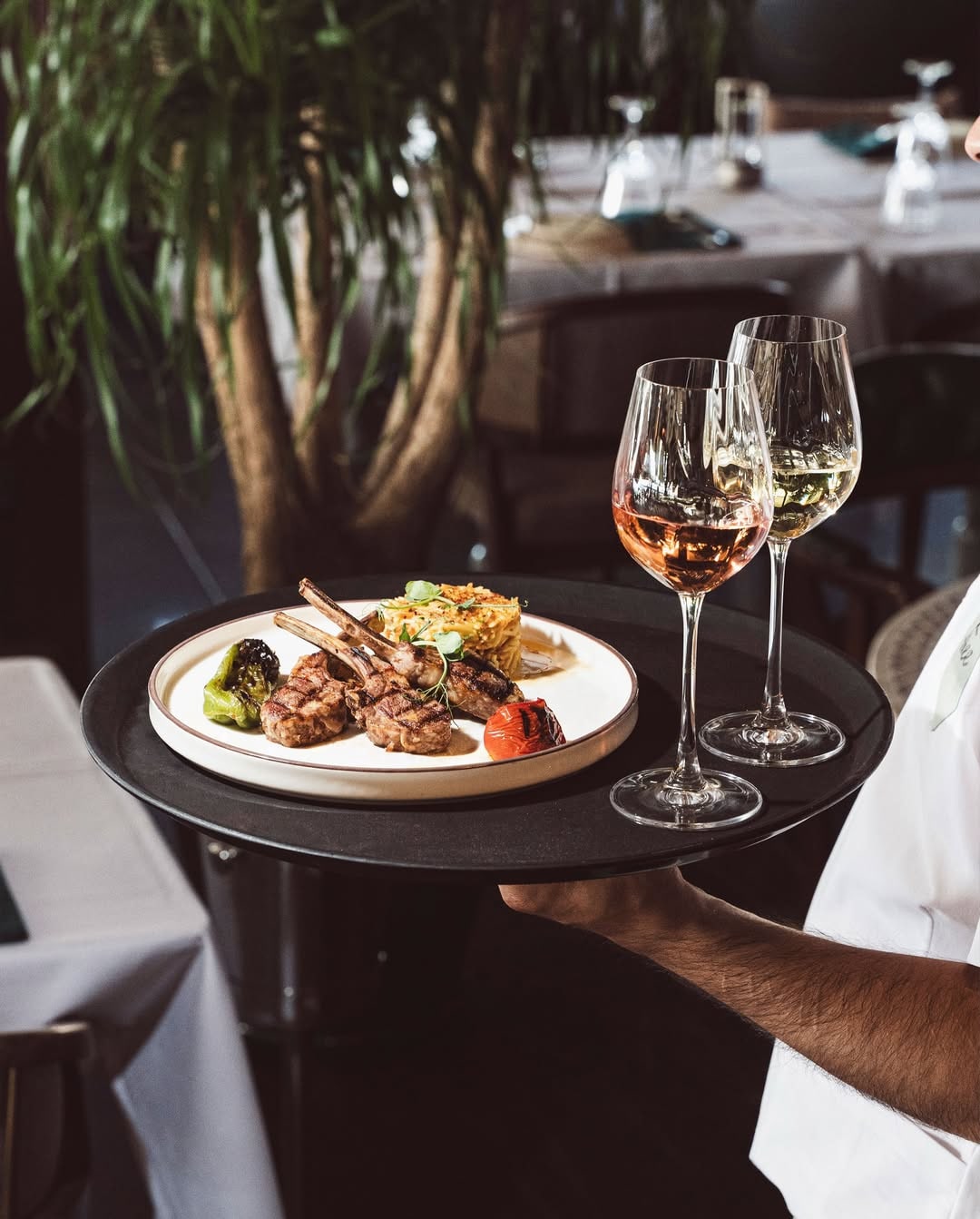 Dinner and wine service at Galle Hill