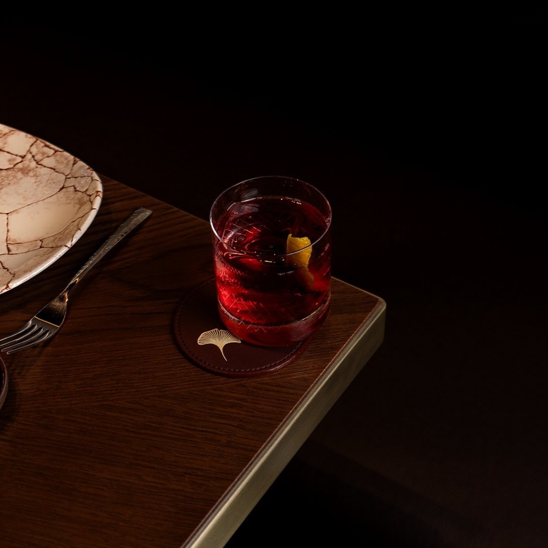 Asian dishes and drinks at Ginkgo Asian Dining