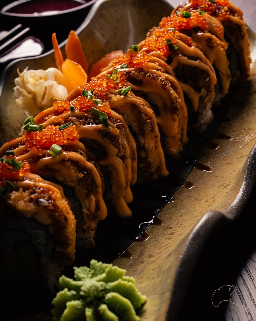 Asian dishes and drinks at Ginkgo Asian Dining