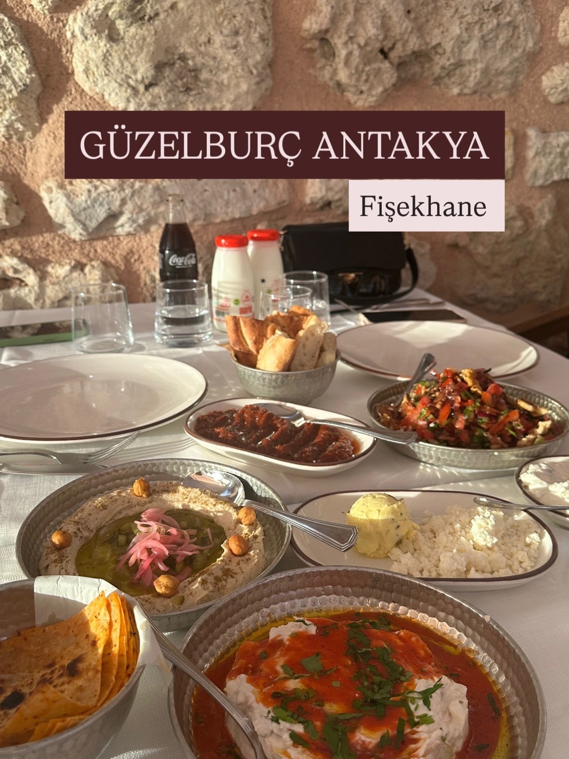 Interior and atmosphere at Güzelburç Antakya