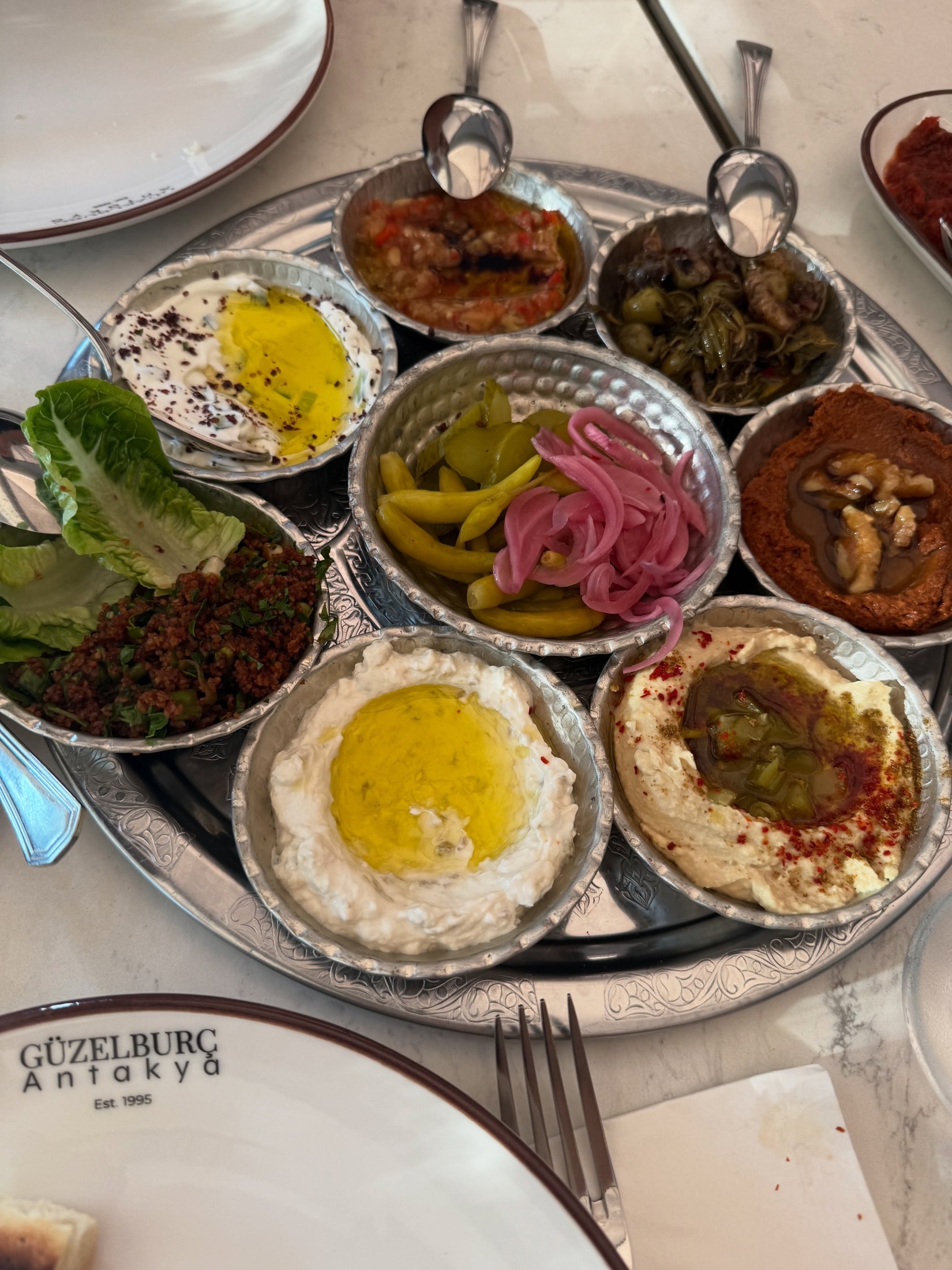 A carefully presented dish from Güzelburç Antakya