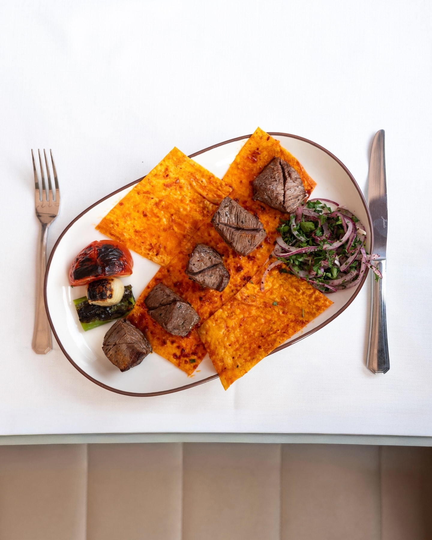 A carefully presented dish from Güzelburç Antakya